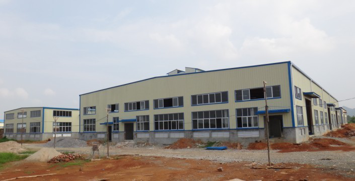 公司建設(shè)新工廠(chǎng)基地已初具雛形